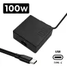 CARGADOR PARA PORTÁTIL MULTIVOLTAJE LENOVO USB-C 100W NEGRO