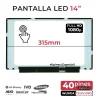 PANTALLA LED TÁCTIL DE 14" PARA PORTÁTIL B140HAK03.2 40 PINES