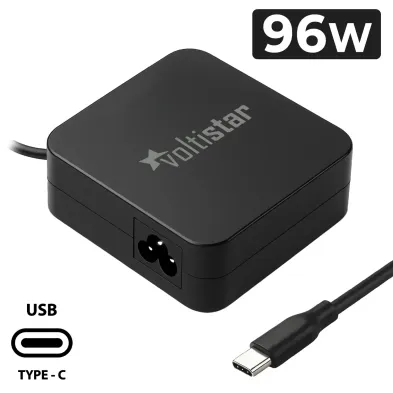 CARGADOR PARA PORTÁTIL APPLE MACBOOK AIR PRO IPAD USB-C 96W NEGRO