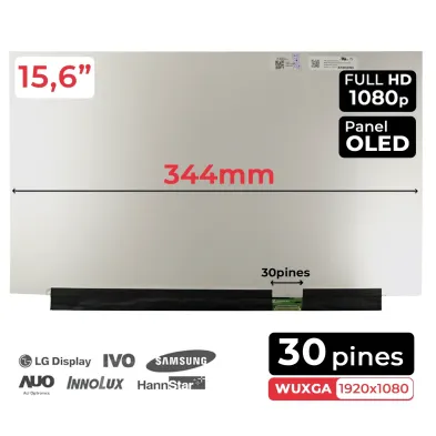 PANTALLA OLED DE 15.6" PARA PORTÁTIL ATNA56YX03-0 30 PINES FHD