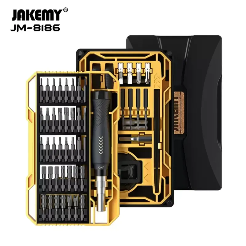 JUEGO DE DESTORNILLADORES MAGNÉTICOS JAKEMY JM-8186 A
