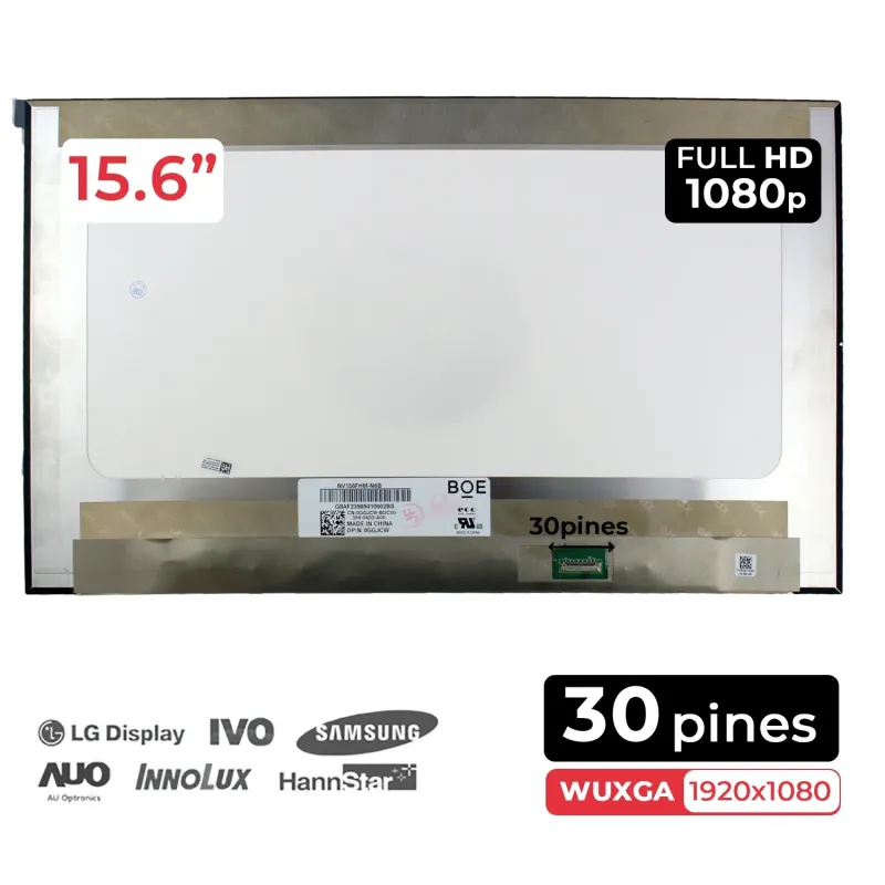 PANTALLA LED DE 15.6" PARA PORTATIL HP ELITEBOOK 850 G7 NV156FHM-N4W 30 PINES