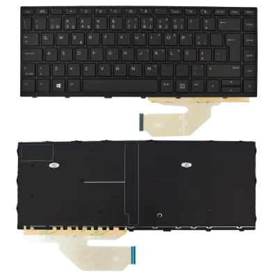 TECLADO PARA PORTÁTIL HP PROBOOK 430 G5 440 G5 445 G5 NEGRO CON MARCO PORTUGUÉS