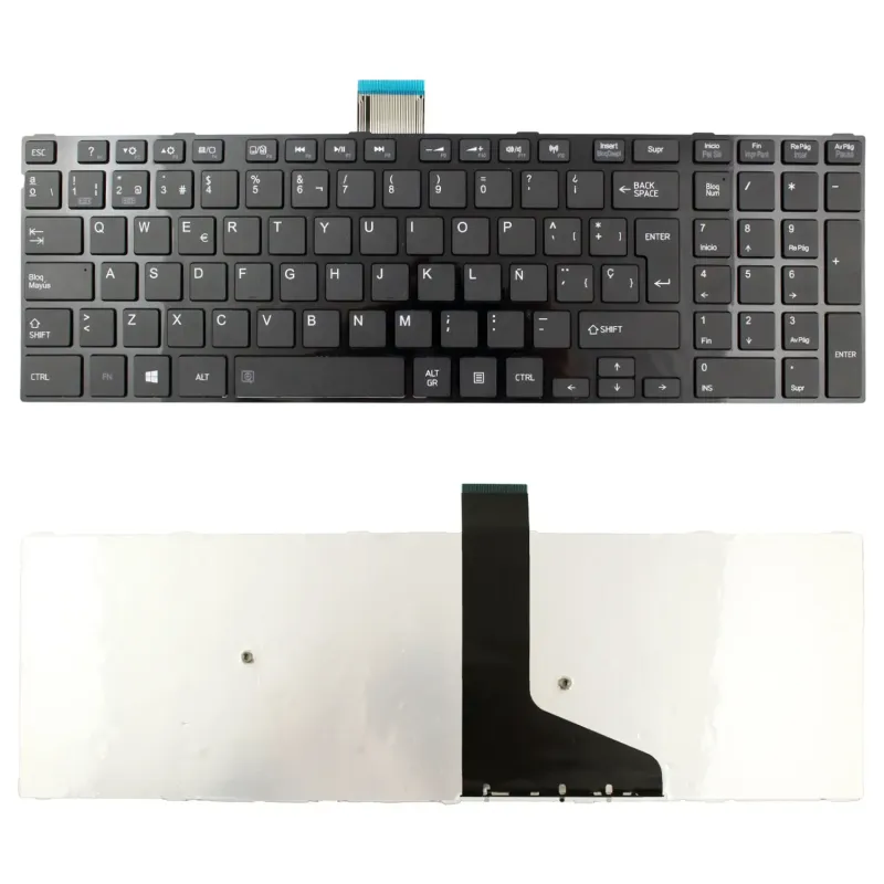 TECLADO PARA PORTÁTIL TOSHIBA SATELLITE S50-A S50D-A S50DT-A S50T-A S55-A NEGRO