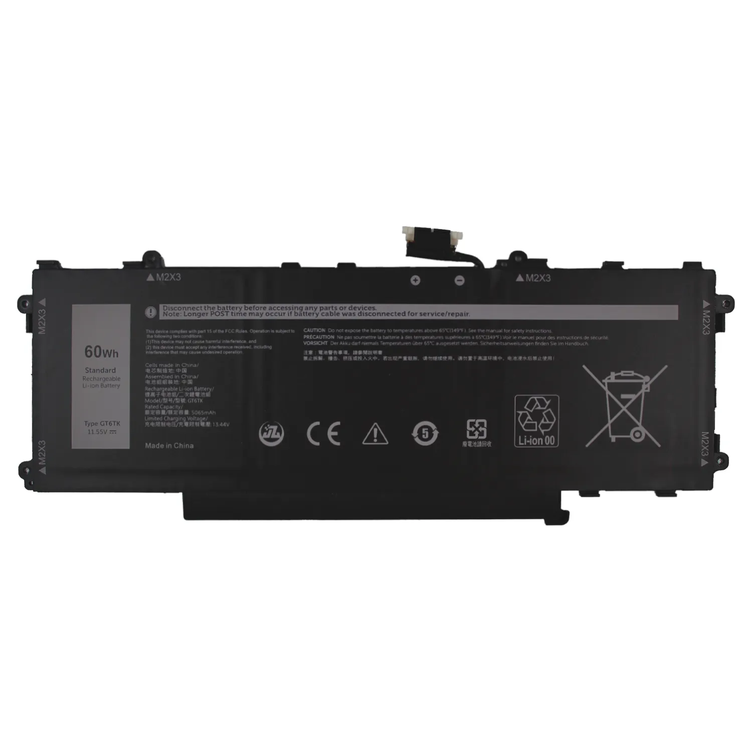 Bateria DELL LATITUDE 9450 9440 2-EM-1 GT6TK