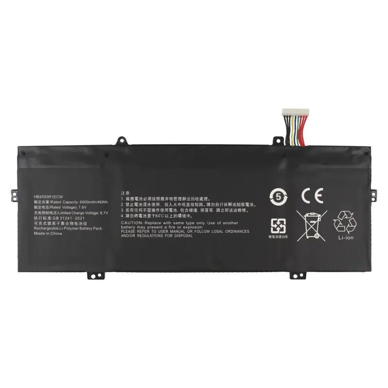 BATTERIA PER COMPUTER PORTATILE HUAWEI MATEBOOK 14 HB4593R1ECW 9 PINES