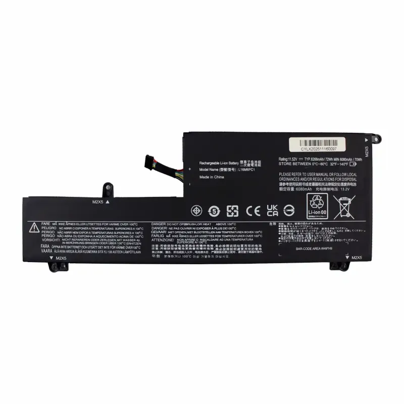 BATERIA PARA PORTÁTIL  LENOVO YOGA SERIES L16C6PC1