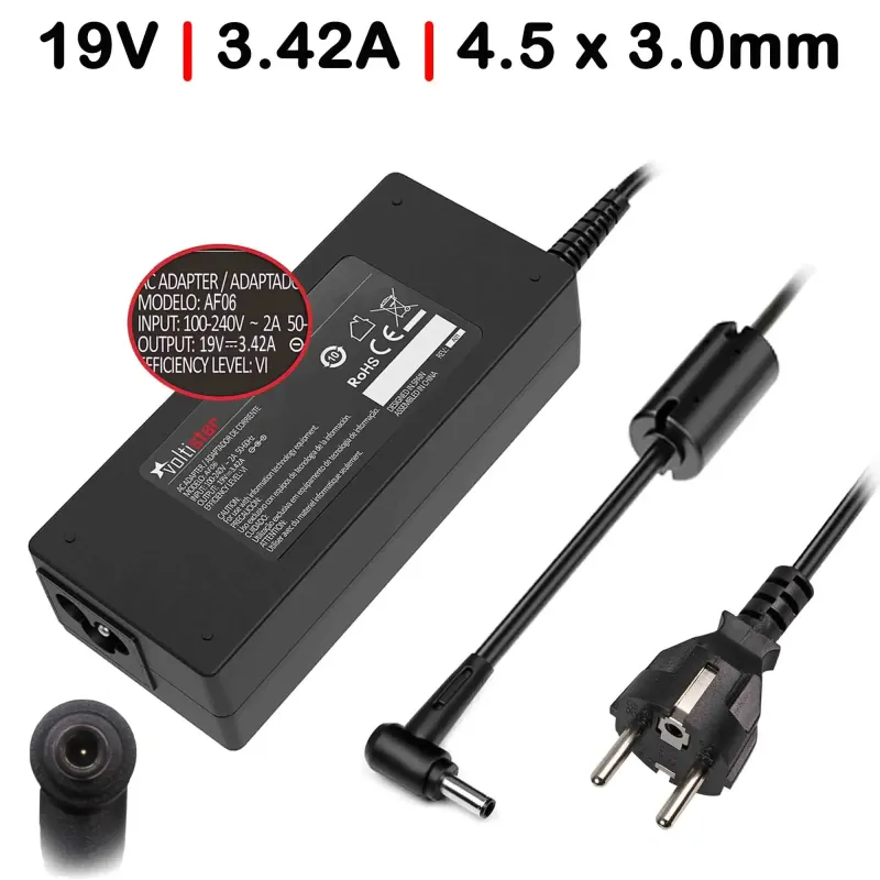 CARREGADOR PARA PORTÁTIL ASUS ZENBOOK UX533F UX533FA 4.5X3.0 19V