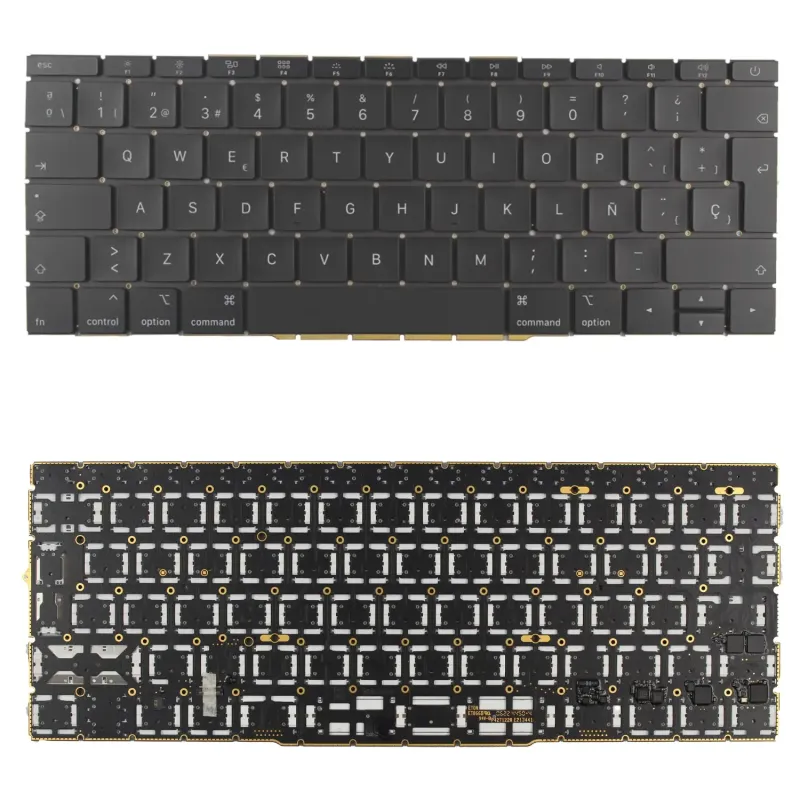 TECLADO BACKLIT PARA PORTATIL APPLE MACBOOK PRO A1708 13.3" PRETO