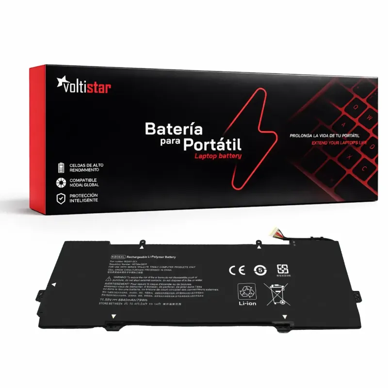 BATERÍA PARA PORTÁTIL HP SPECTRE X360 15-BL101NA 15-BL101NG 15-BL112DX 15-BL131NG KB06XL