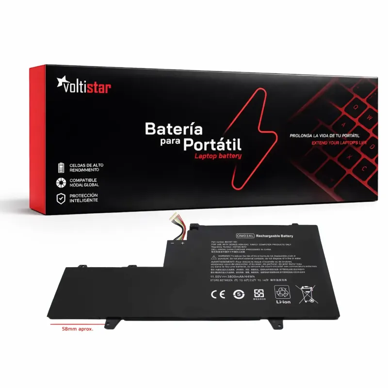 BATERÍA PARA PORTÁTIL HP ELITEBOOK X360 1030 G2 SERIES OM03XL