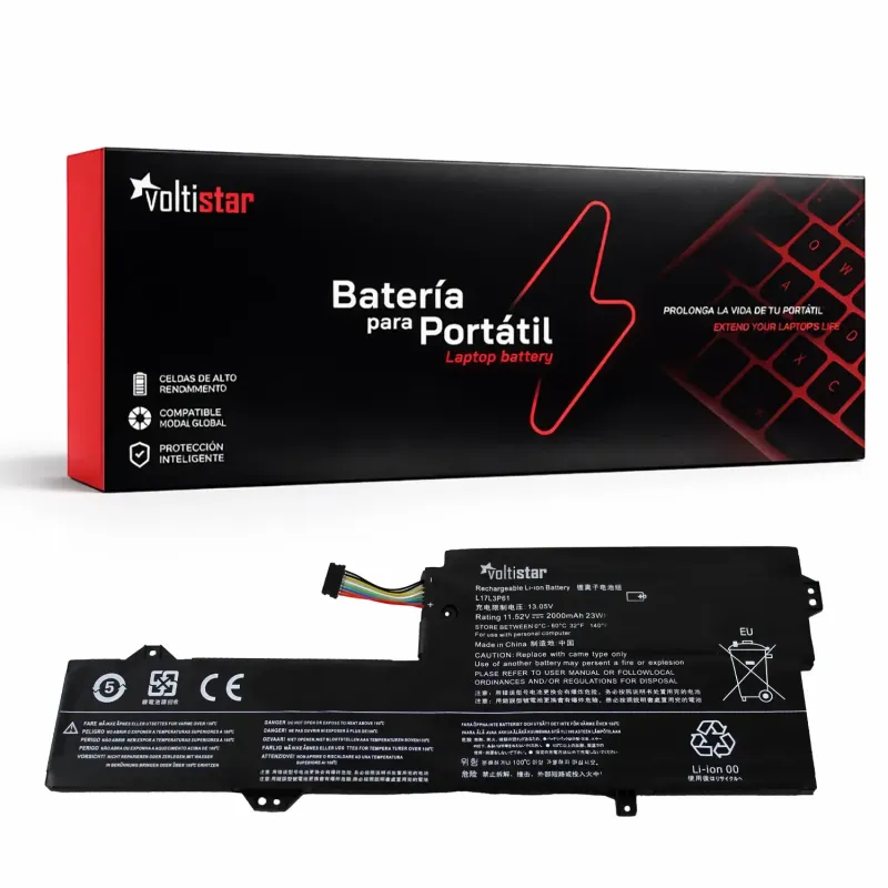 BATERÍA PARA PORTÁTIL LENOVO IDEAPAD 320S-13LKB L17L3P61 11.52V 2000MAH
