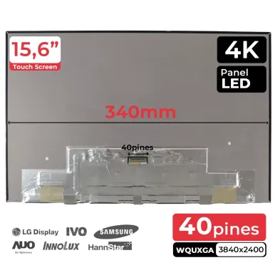 ECRÃ TÁTIL DE 15,6" DELL XPS 15 9500 9510 9520 PRECISION 5550 5560