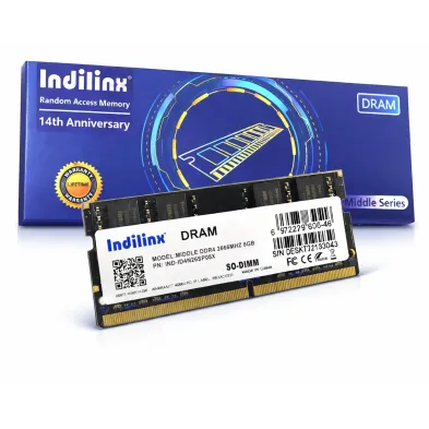 MEMORIA RAM DDR4 2666MHz 8GB PC-21300 | SODIMM INDILINX