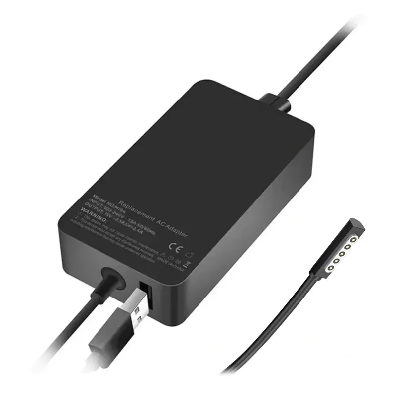 CARICABATTERIE PER MICROSOFT SURFACE RT / RT 2 / PRO 1 / PRO 2 / TABLET MICROSOFT 1536 1601 1631