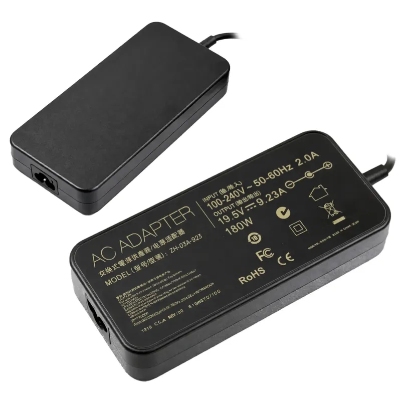 CARICABATTERIE SLIM PER COMPUTER PORTATILE ASUS GAMING 19,5 V 9,23 A 180 W 5,5 x 2,5 MM