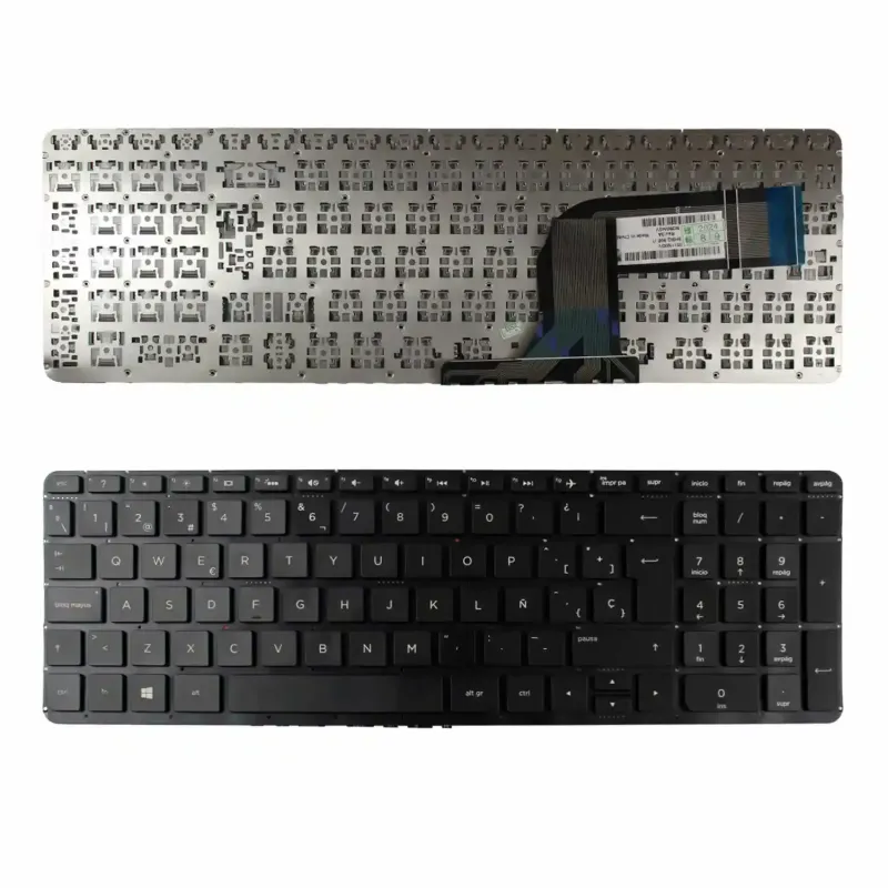 TECLADO RETROILUMINADO PARA PORTATIL HP PAVILION 15-P 17-F PRETO SIN ESTRUTURA 4H+N9H0M.90U