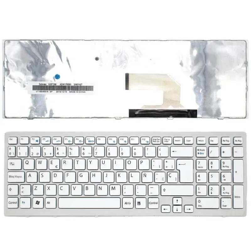 TECLADO PARA PORTÁTIL SONY VAIO 148971011 V116646E 9Z.N5CSQ.20U SB2SQ 148971011