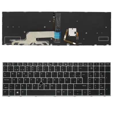 Tastiera retroilluminato per laptop hp zbook 15 g5 17 g5