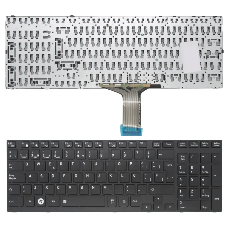 TECLADO PARA PORTÁTIL TOSHIBA SATELLITE P750 P750D P755 P755D QOSMIO X770 X775
