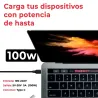 CARGADOR MULTIVOLTAJE  PARA PORTÁTIL USB-C 5V - 20V 5A 100W NEGRO
