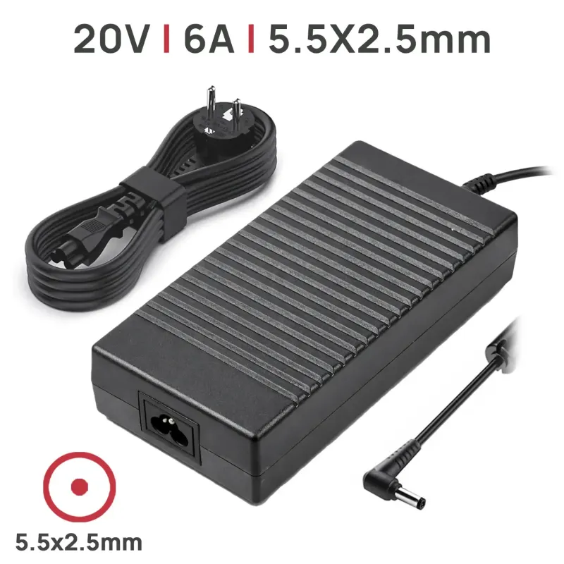 CARGADOR PARA PORTÁTIL DELL ALIENWARE AREA-51 M5700 M5750 M5790 20V 6A 5.5X2.5MM