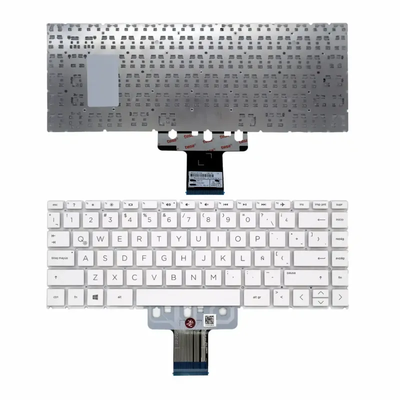 TECLADO LATINO PARA PORTÁTIL HP 14S-DQ1020NS 14S-DQ1021NS BLANCO