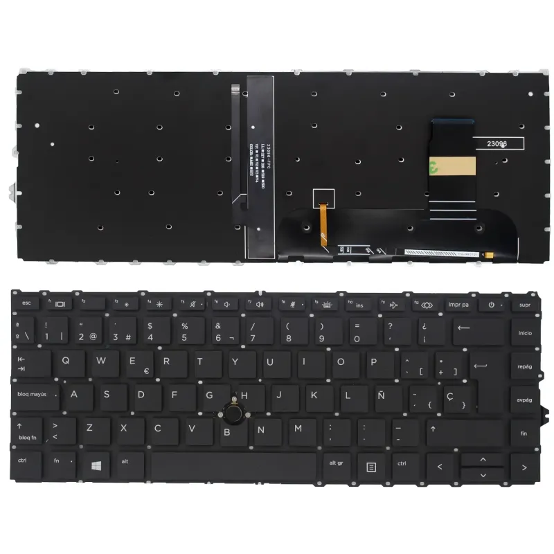TECLADO PARA PORTÁTIL HP ELITEBOOK 840 G7 840 845 845 745 745 G7 G8 L87607-071 M07090-071 NEGRO RETROILUMINADO