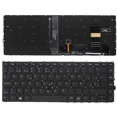 Cópia de TECLADO PARA PORTÁTIL HP ELITEBOOK 840 G7 840 G8 845 G7 845 G8 745 G7 745 G8 PRETO L87607-071 M07090-071