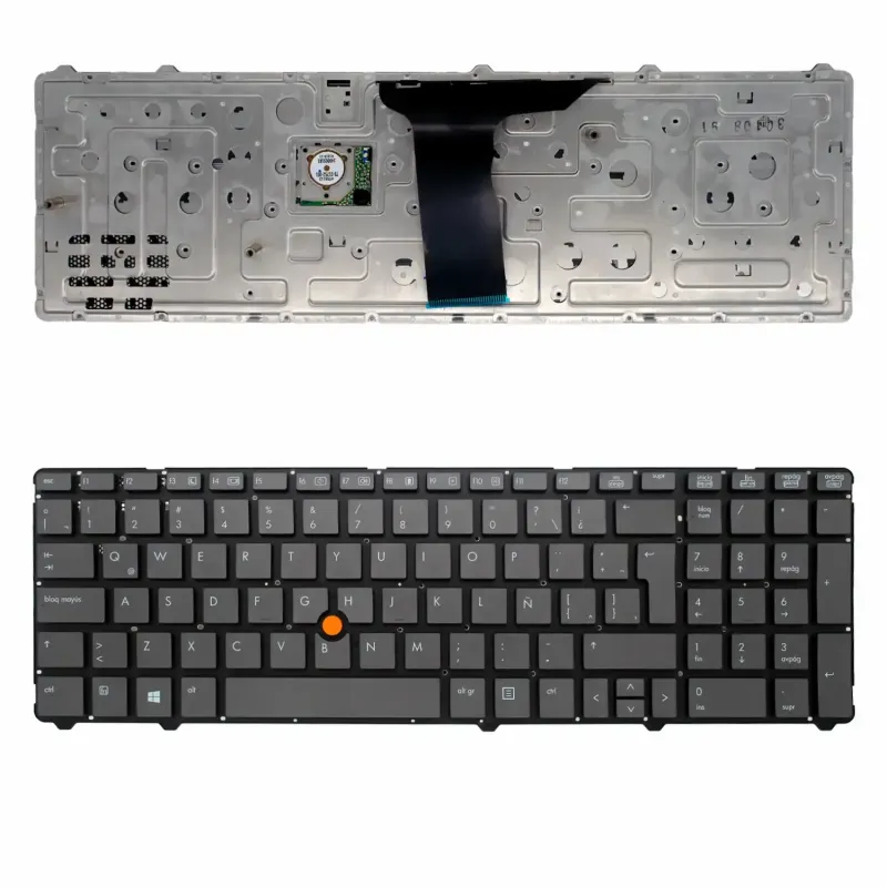 TECLADO LATINO PARA PORTÁTIL HP ELITEBOOK 8760W 8760P 8770P 8770W CON MARCO