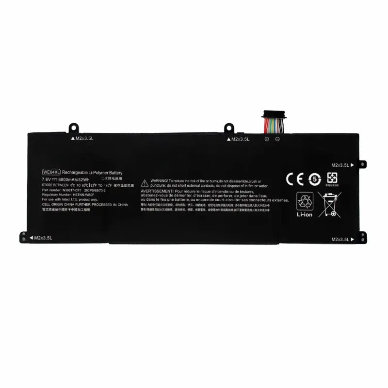 BATERIA PER PORTATILE HP 14-EU SERIES PAVILION PLUS 16 WE04XL