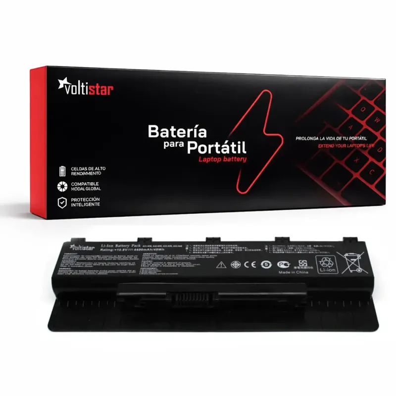 BATERÍA PARA PORTÁTIL ASUS N56VD N56J B53A N76 F45A A31-N56 A32-N56 A33-N56