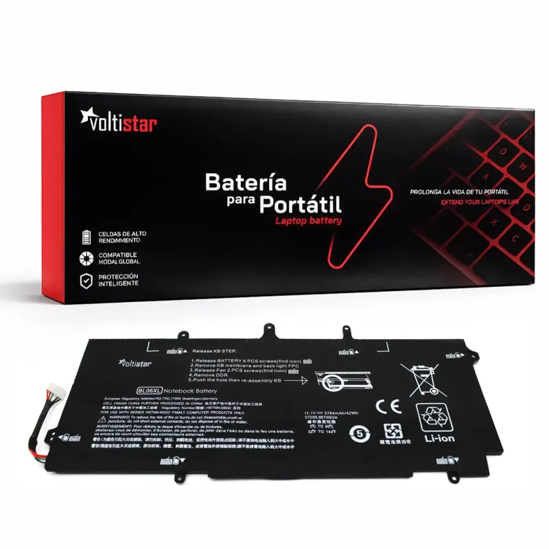 BATERIA PARA PORTATIL HP ELITEBOOK FOLIO 1040 G1 G2 BL06XL HSTNN-DB5D 722297-001 722236-2C1