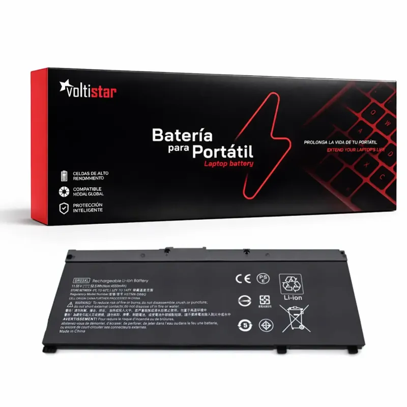BATERÍA PARA PORTÁTIL HP PAVILION 15-CX 15-CX0020NR L08855-855 HSTNN-IB8L SR03XL