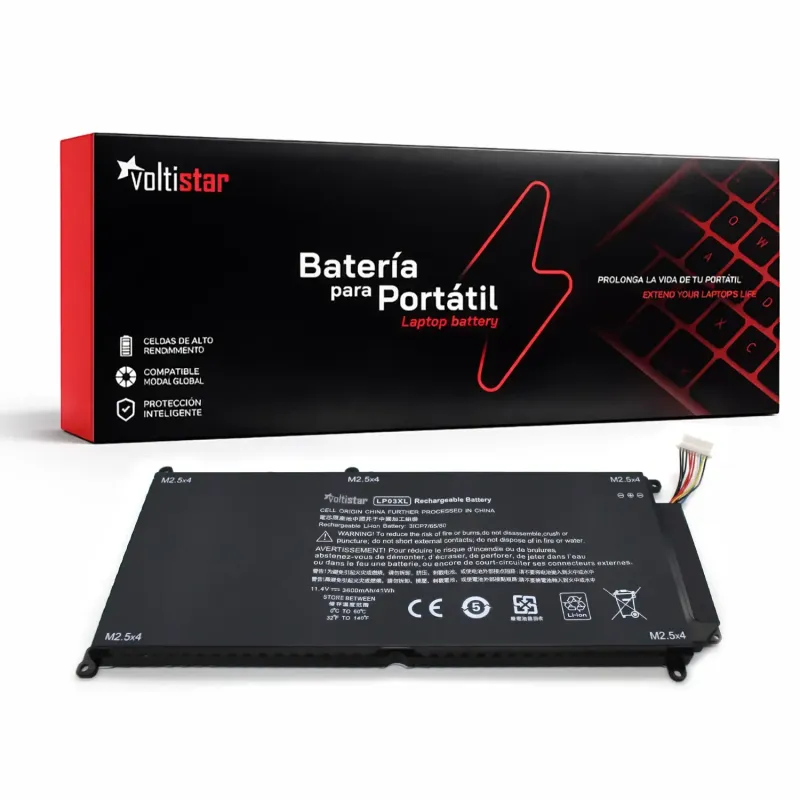 BATTERIA PER COMPUTER PORTATILE HP ENVY 15-AE015TX 15-AE016TX 15-AE017TX 15-AE018TX LP03XL TPN-C121 TPN-C122