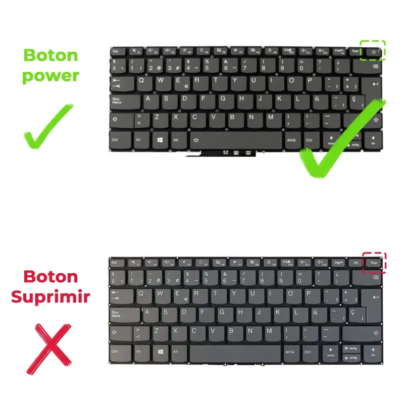 TECLADO PARA PORTATIL LENOVO IDEAPAD 320-14ISK 320S-14IKB 320S-14IKBR CINZA