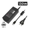 CARICABATTERIE PER COMPUTER PORTATILE DELL 5-20 V 6,5 A 130 W USB-C