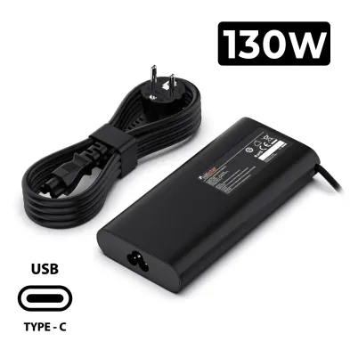 CARREGADOR PARA PORTÁTIL DELL 5V-20V 6.5A 130W USB-C