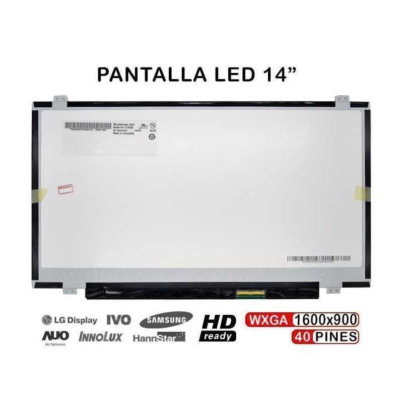 PANTALLA LED 14.0"   B140RW02
