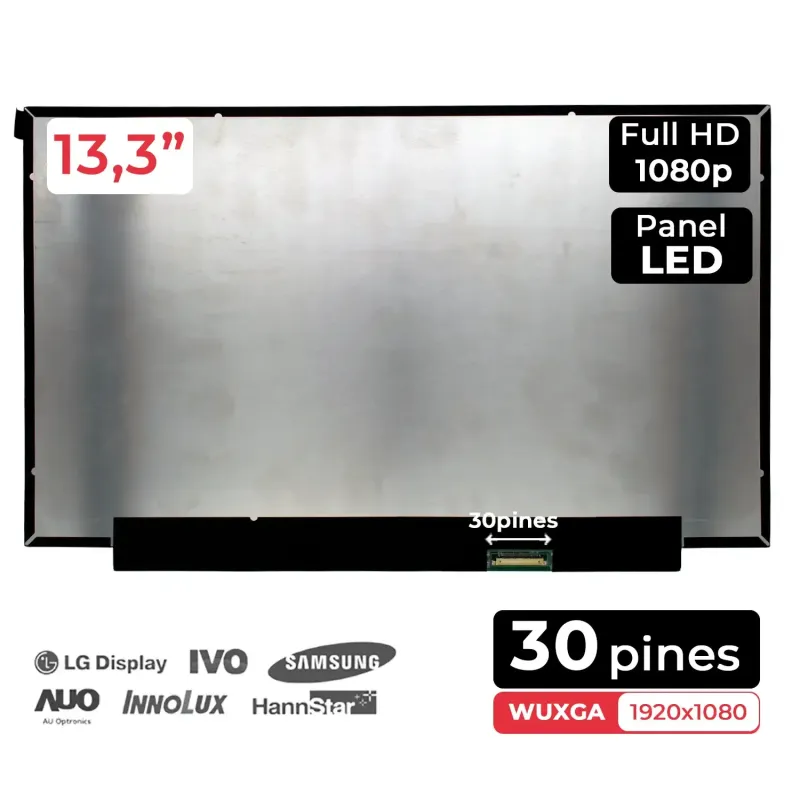 PANTALLA LED DE 13,3" PARA PORTÁTIL HP NV133FHM-N4F