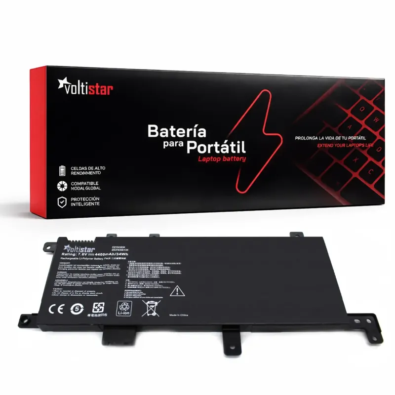 BATTERIA PER COMPUTER PORTATILE ASUS VIVOBOOK R542UR X542U FL5900L C21N1634