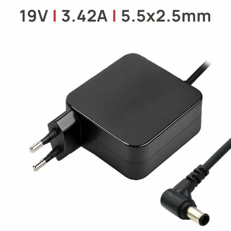 CHARGEUR POUR PORTABLE ASUS 19V 3.42A 65W 5.5X2.5MM
