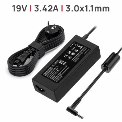 CARGADOR PARA PORTÁTIL ACER 19V 3.42A 3.0X1.1MM