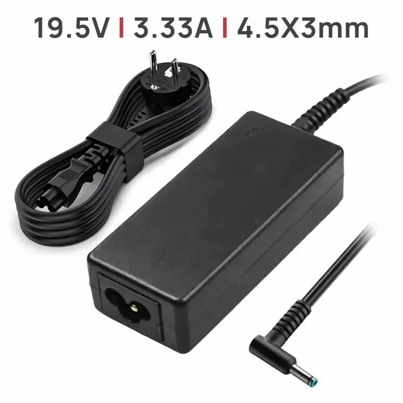 CARICABATTERIE PER COMPUTER PORTATILE HP 19.5V 4.5X3.0MM 65W OEM