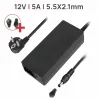 CARICABATTERIA PER MONITOR TFT 12V 5A 60W + CONNETTORE ADATTO PER STRISCE LED