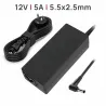 CARICABATTERIE PER MONITOR 12V 5A 5,5 X 2,5MM 60W