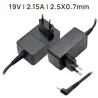 CARGADOR PARA PORTATIL ASUS 2.5X0.7 MM 40W DE PARED