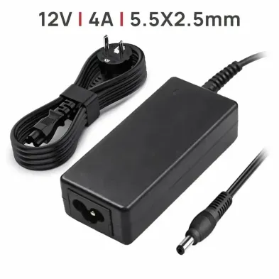 CHARGEUR POUR MONITEUR 12V 4A 5.5 X 2.5MM 48W