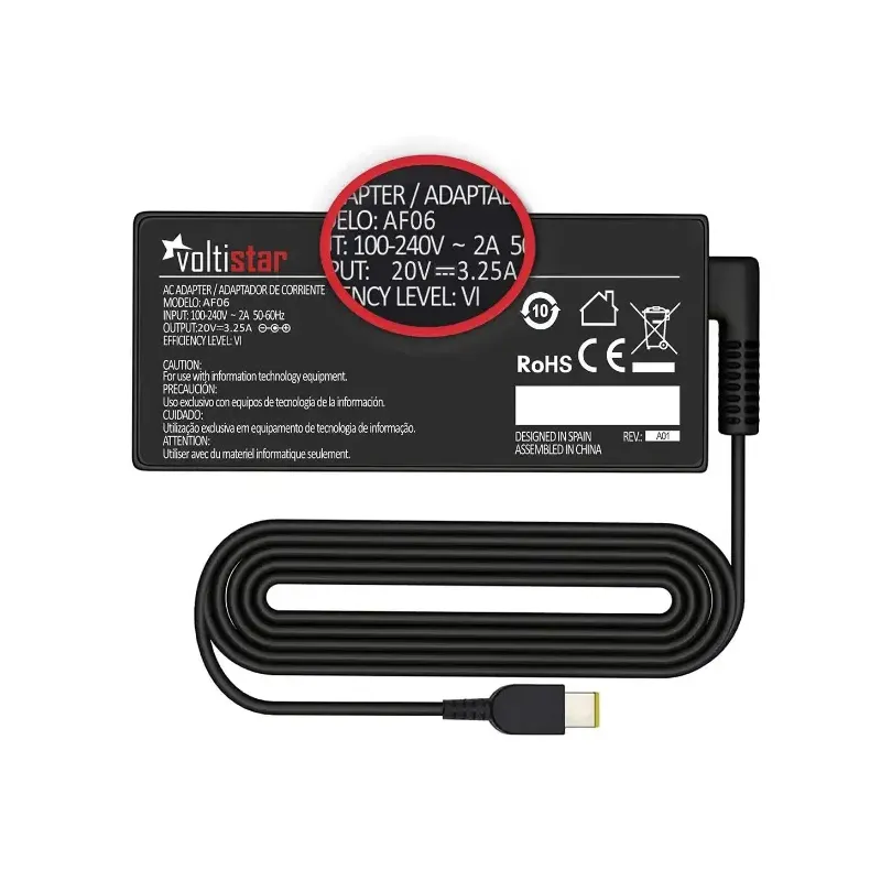 CHARGEUR POUR ORDINATEUR PORTABLE LENOVO IDEAPAD 300-14IBR SERIES
