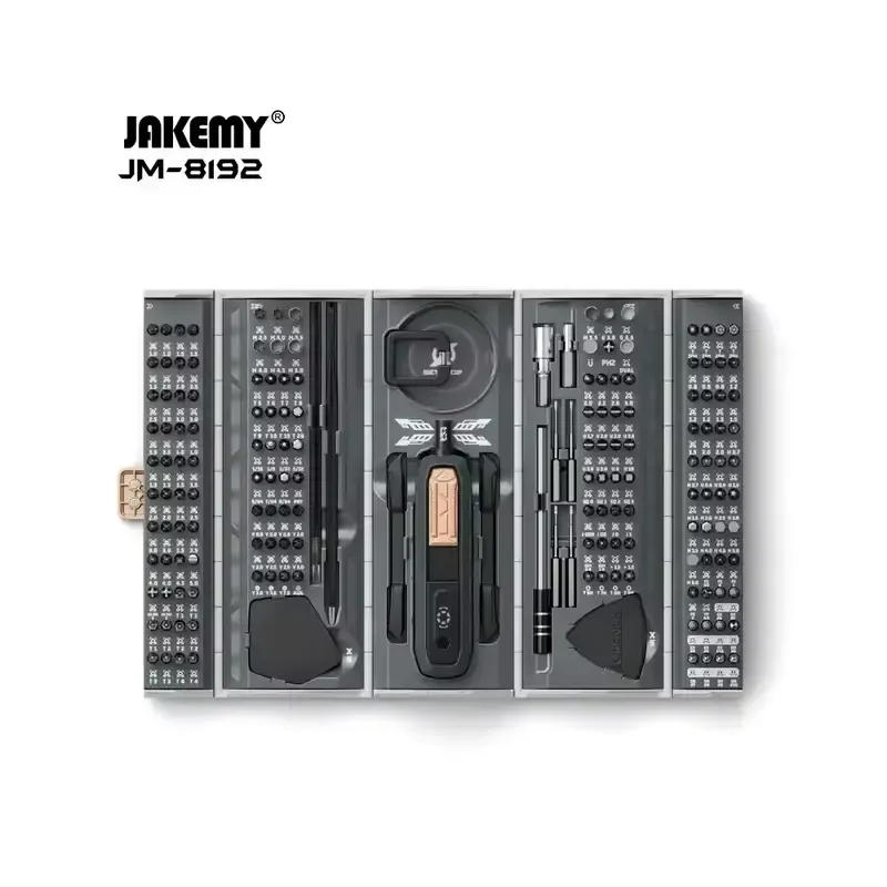 JEUX DE TOURNEVIS 180 EN 1 DE HAUTE QUALITÉ JAKEMY JM-8192